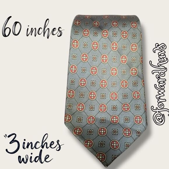 Oscar de la Renta Vintage Silk Necktie – Elegant and Timeless - Picture 3 of 8